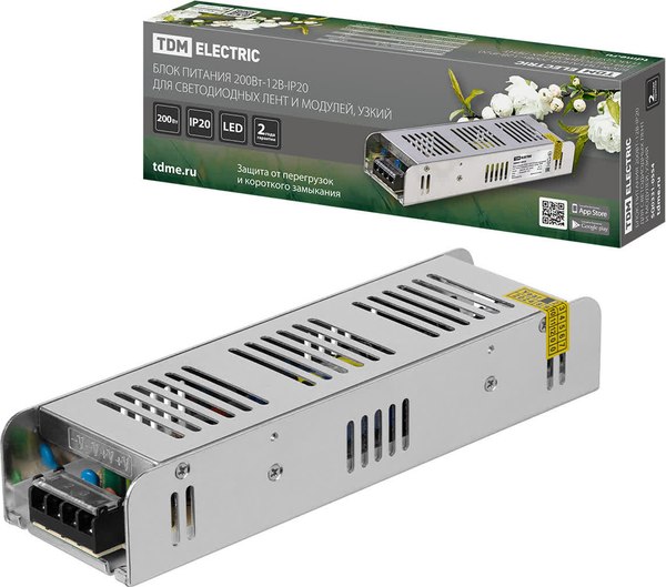 Блок питания для светодиодной ленты TDM SQ0331-0554