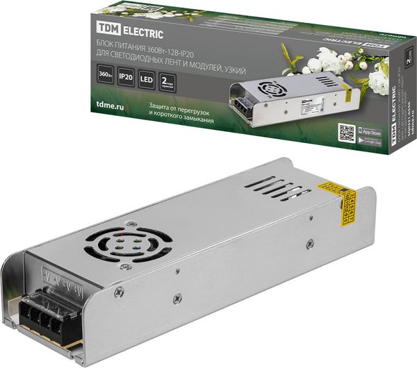 Блок питания для светодиодной ленты TDM SQ0331-0556