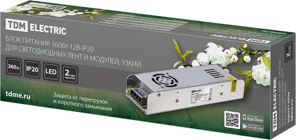 Блок питания для светодиодной ленты TDM SQ0331-0556