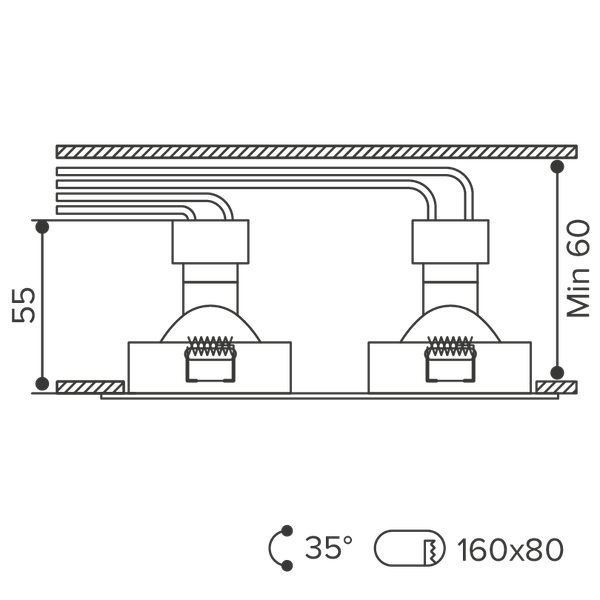 Точечный светильник Wolta WDL-GU5.3/01W-02