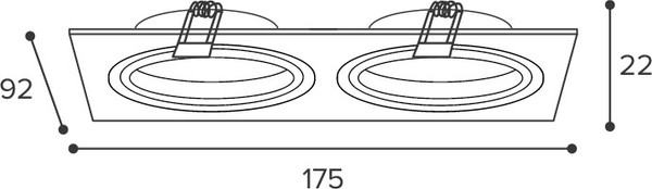 Точечный светильник Wolta WDL-GU5.3/01BL-02