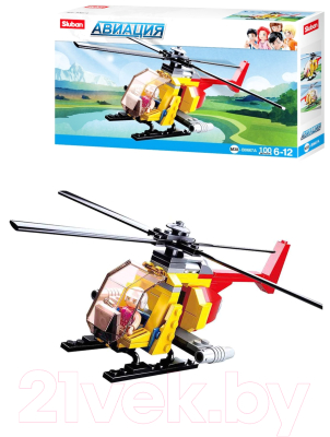 Конструктор Sluban Авиация. Вертолет Москит / M38-B0667A 