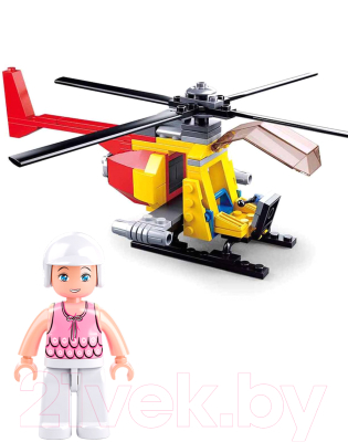 Конструктор Sluban Авиация. Вертолет Москит / M38-B0667A 