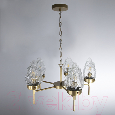 Люстра Элетех Фламенко 151 НПБ 01-5x40-101 / 1005405319 (золото)