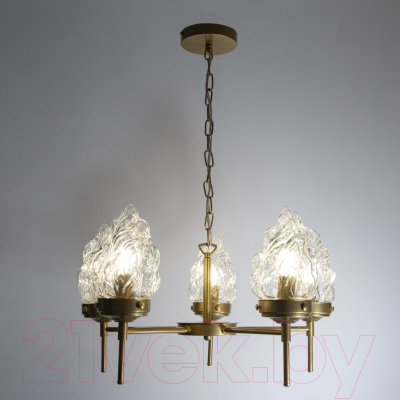Люстра Элетех Фламенко 151 НПБ 01-5x40-101 / 1005405319 (золото)