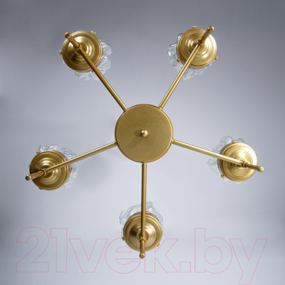 Люстра Элетех Фламенко 151 НПБ 01-5x40-101 / 1005405319 (золото)