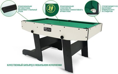 Бильярдный стол BFG Compact Moby 4 / BFG-KMST4 