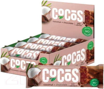 Набор протеиновых батончиков FitnesShock Шоколадный кокос - фото