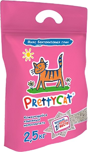 Наполнитель для туалета Prettycat Euro Mix комкующийся бентонитовый / 620703