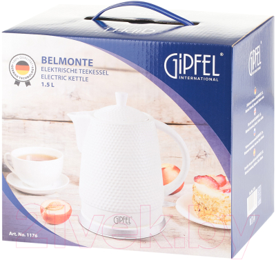 Электрочайник Gipfel Belmonte 1176 (белый)