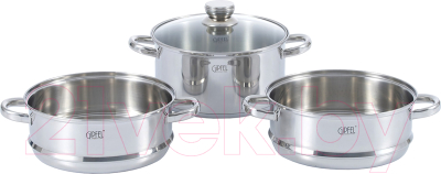 Кастрюля-пароварка Gipfel Salina 1309