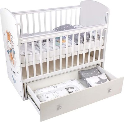 Детская кроватка Фея 750 Жирафик / 0002551.9.16