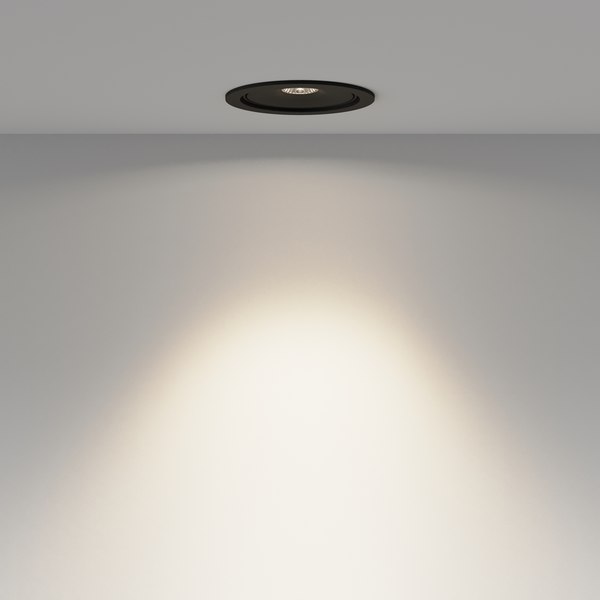 Точечный светильник Maytoni Downlight DL060-9W3-4-6K-B