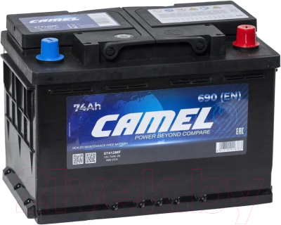Автомобильный аккумулятор Camel 57412MF - фото