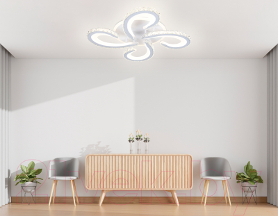 Люстра Ambrella FA1702/4 WH/CH