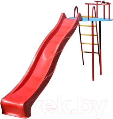 Опция к детскому спортивному комплексу Вертикаль Моряк с горкой - фото