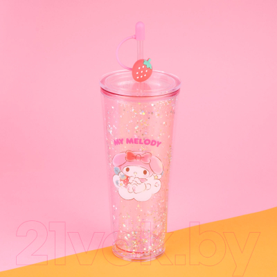 Многоразовый стакан Miniso Sanrio characters Strawberry collection 9289