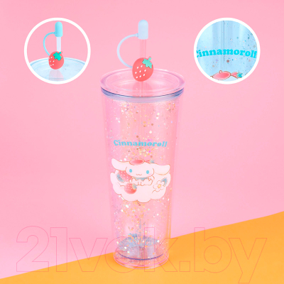 Многоразовый стакан Miniso Sanrio characters Strawberry collection 9258