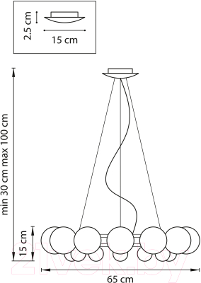 Люстра Lightstar Sferetta 801124