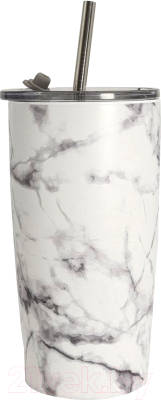 Многоразовый стакан Miniso Black and White Series 9759 - фото