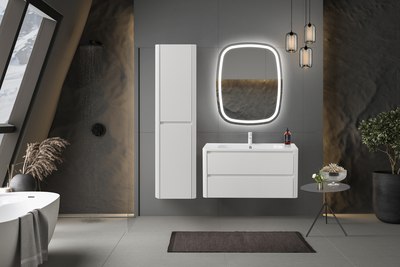 Шкаф-пенал для ванной Cezares RELAX-1500-2A-SO-BL