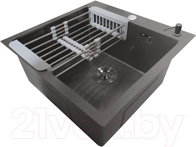 Мойка кухонная STELLAR Nano E5050GE - фото