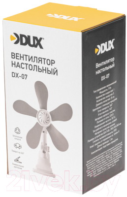 Вентилятор DUX DX-07 / 60-0224 - фото
