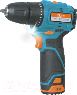 Аккумуляторная дрель-шуруповерт Sturm! CD1235 - фото