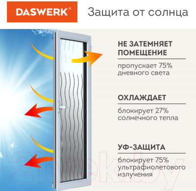 Пленка самоклеящаяся Daswerk Волны / 608591