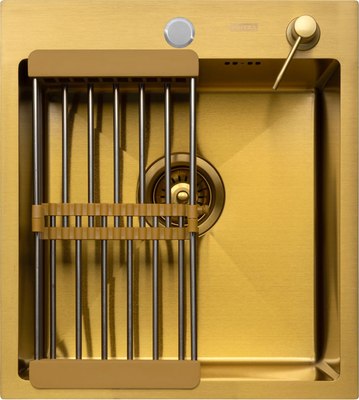 Мойка кухонная Arfeka Eco AR 45x50 + CL AR + DS AR - фото