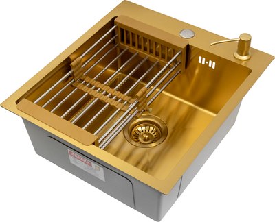 Мойка кухонная Arfeka Eco AR 45x50 + CL AR + DS AR