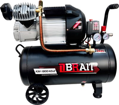 Воздушный компрессор Brait KM-1800/42Х2 - фото