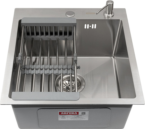 Мойка кухонная Arfeka Eco AR 45x50 + CL AR + DS AR