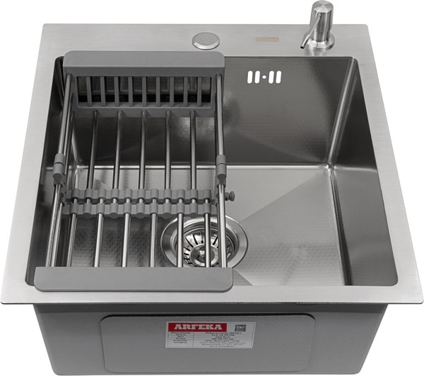 Мойка кухонная Arfeka Eco AR 45x50 + CL AR + DS AR