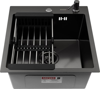 Мойка кухонная Arfeka Eco AR 45x50 + CL AR + DS AR