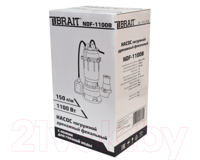 Дренажный насос Brait NDF-1100B