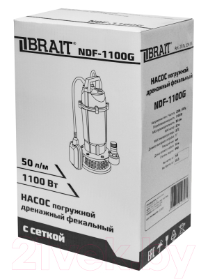 Дренажный насос Brait NDF-1100G