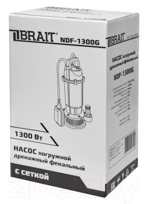 Дренажный насос Brait NDF-1300G