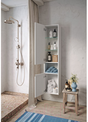 Шкаф-пенал для ванной Aqwella Rodos / ROD0535