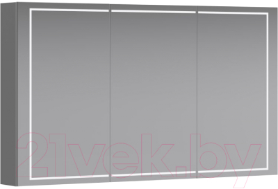Шкаф с зеркалом для ванной Aqwella Simplex / SLX0412 - фото