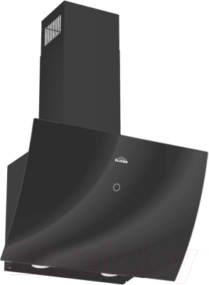 Вытяжка наклонная Elikor Wave 50 BK / 243077 - фото