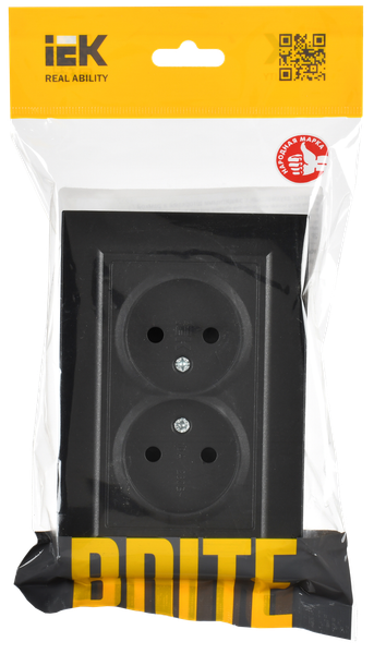 Розетка IEK Brite BR-R20-10-K02-F