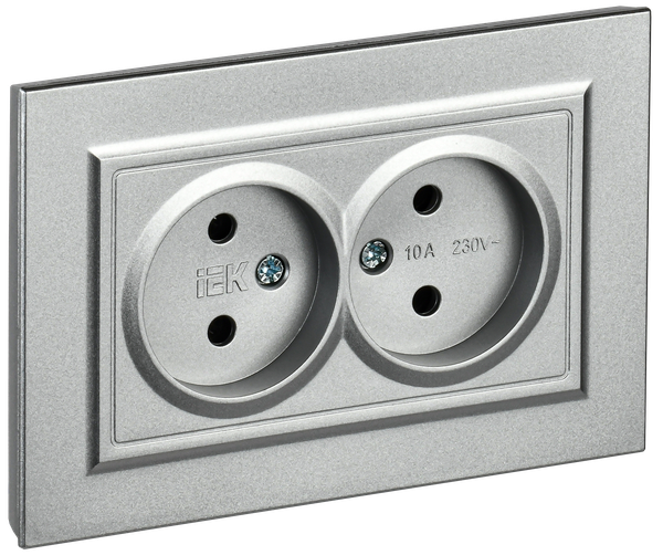 Розетка IEK Brite BR-R20-10-K47-F - фото