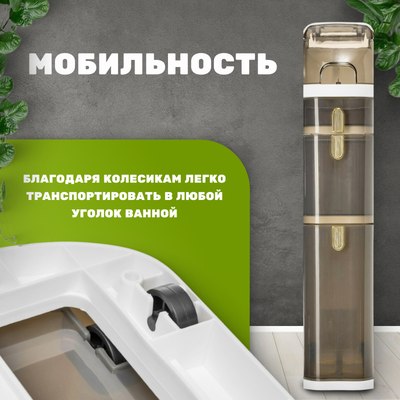 Шкаф-органайзер для ванной Saniteco TPP1001-3H