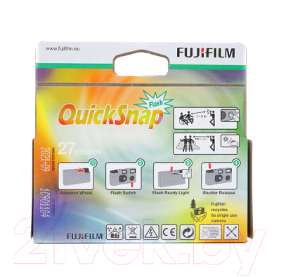 Фотоаппарат одноразовый Fujifilm Quick Snap 400-27 Фотоаппарат одноразовый Fujifilm Quick Snap 400-27