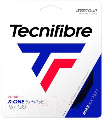 Струна для теннисной ракетки Tecnifibre X-One Biphase 1.30 / 01GXO130XB - фото