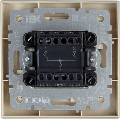 Выключатель IEK Brite BR-V20-0-10-K10-F