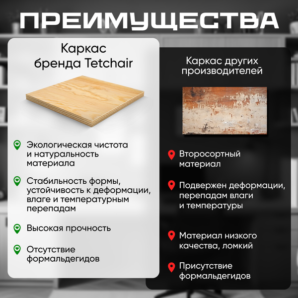 Кресло офисное Tetchair Staff флок