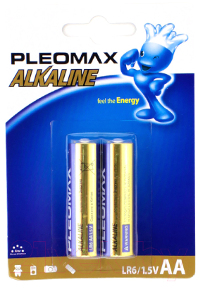 Комплект батареек Pleomax LR6 BL-2 - фото