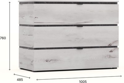 Комод Мебель-КМК 3Я Ривьера КМК 0970.17